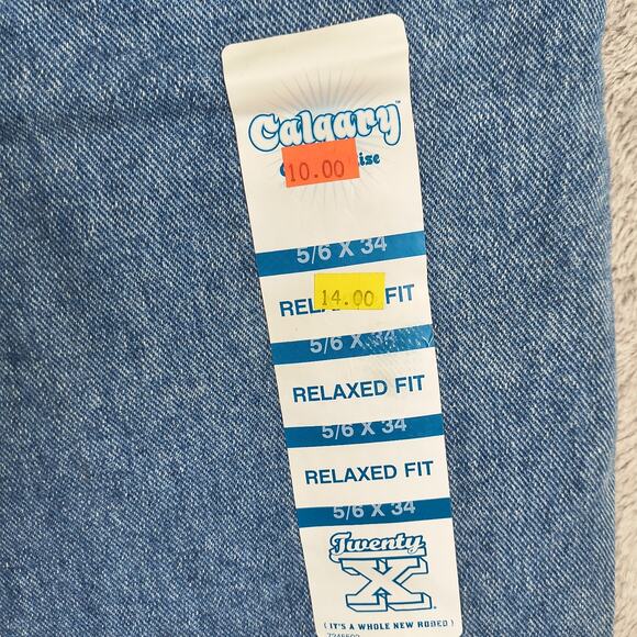 VINTAGE Wrangler Calgary Twenty X Jeans Women’s Size 5/6 X 34 Relaxed NWT - Picture 11 of 14